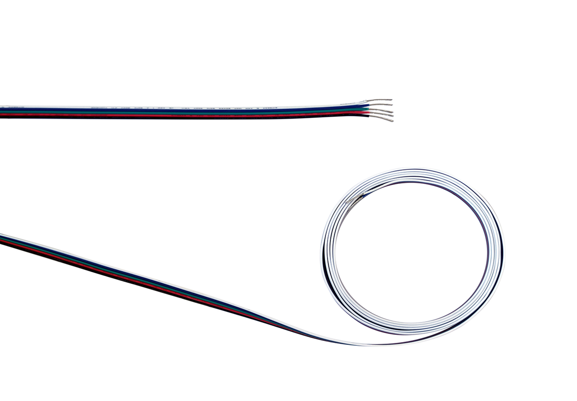 D1038  1m 5 Core 0.5mm Cable Suitable For RGBW LED Strip 20 AWG